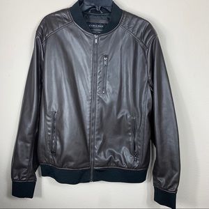 Men’s brown Zara Faux leather jacket